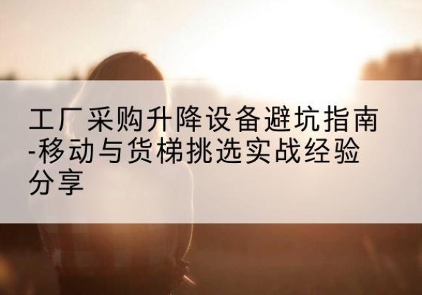 德城移动式升降机怎么选-工厂采购升降设备避坑指南-移动与货梯挑选实战经验分享